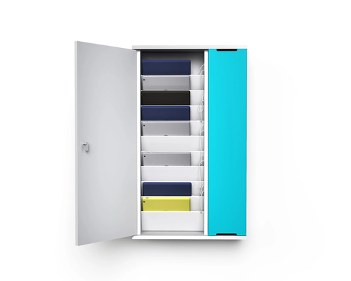 Zioxi CHRGWCUC-TB-05-R 5 bay iPad USB-C wall charging cabinet