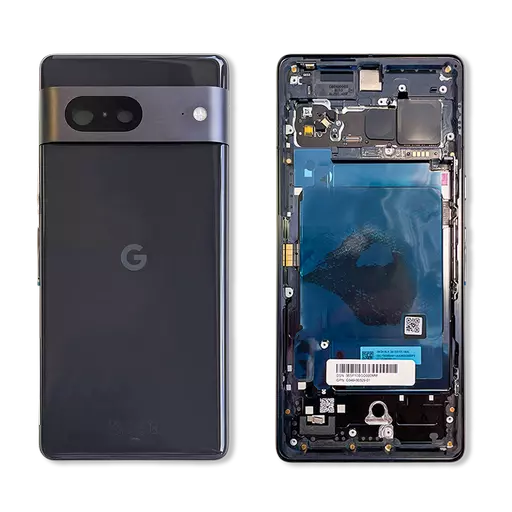 Back Housing (Service Pack) (Obsidian) - For Google Pixel 7 (GVU6C, GQML3)