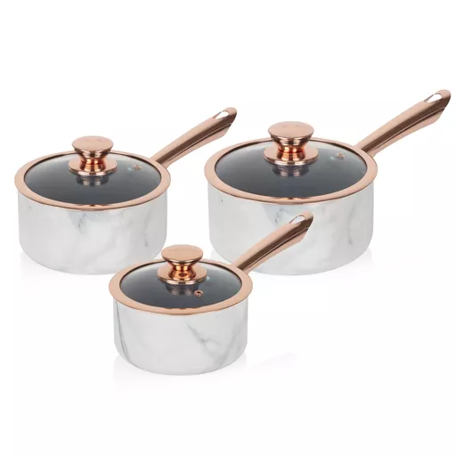 3 Piece 16/18/20cm Saucepans