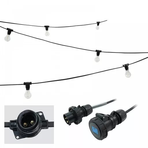 elumen8 25m BC Heavy Duty Rubber Festoon 0.5 Spacing