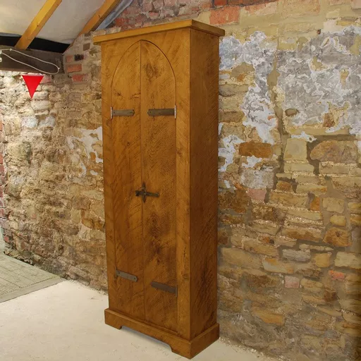 Wingfield Plank Gun Cabinet with Double Doors