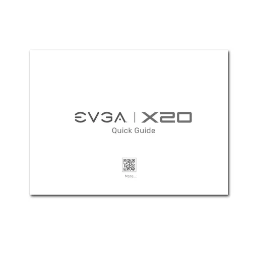 EVGA X20 mouse Gaming Ambidextrous RF Wireless + Bluetooth + USB Type-A Optical 16000 DPI