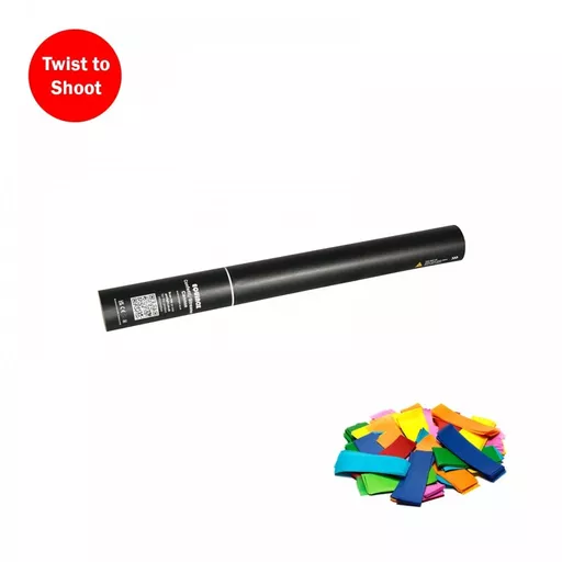 Equinox 50cm Handheld Confetti Cannon - Multicoloured