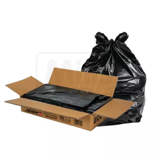 Black Refuse Sacks Heavy Duty 18x29x38