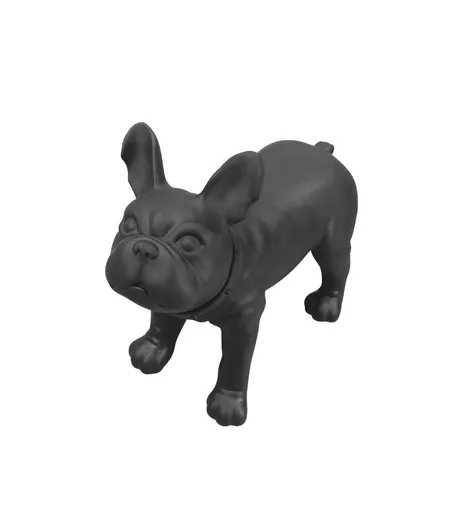 Matt Black Dog Mannequin
