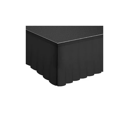 Global Truss GT Stage Deck Serge Pleated Skirt 105x100cm