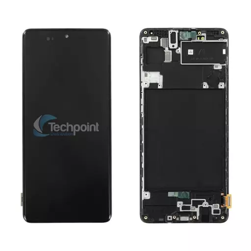 Samsung - LCD & Display Touch Screen Assembly for Galaxy A71 (SM-A715) - Black