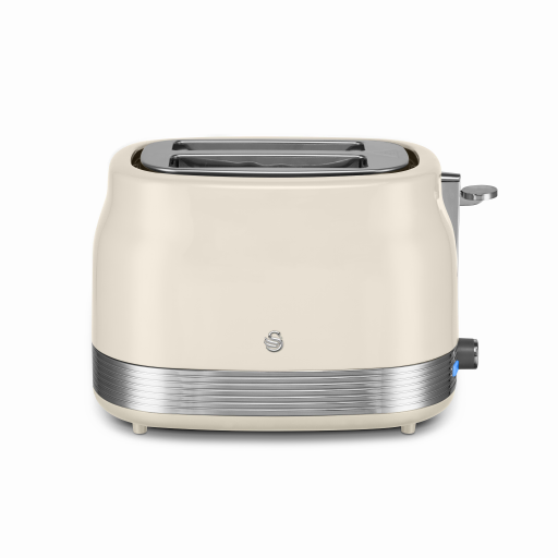 Swan Chantilly Cream Retro 2 Slice Toaster