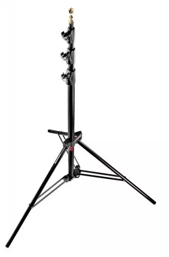 Manfrotto Master Lighting Stand, Aluminium, Air Cushioned in Black