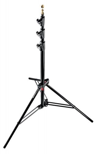 Manfrotto Master Lighting Stand, Aluminium, Air Cushioned, Black