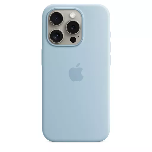 Apple iPhone 15 Pro Silicone Case with MagSafe - Light Blue