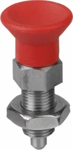 K0338 Indexing Plungers With Red Grip Form B In Steel