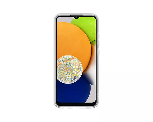 Samsung EF-QA036TTEGEU mobile phone case 16.5 cm (6.5") Cover Transparent