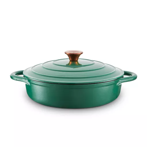 Foundry 28cm Shallow Cast Iron Casserole