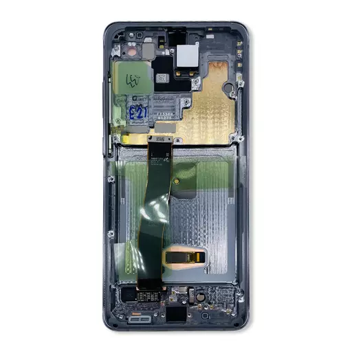 OLED Screen Assembly (Service Pack) (Cosmic Grey) (No Camera) - Galaxy S20 Ultra (G988)