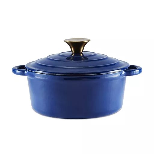 20cm Round Casserole Cast Iron