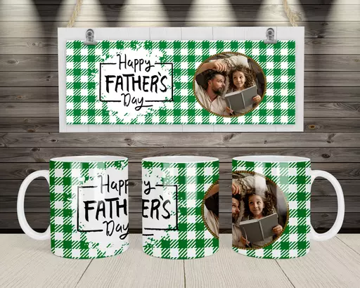 Personalised 'Happy Father's Day' Photo Mug - Add Photo