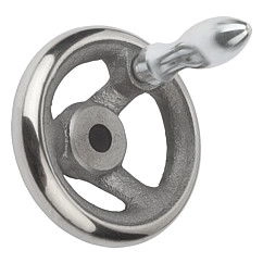Cast Iron With Keyway Revolving Handle