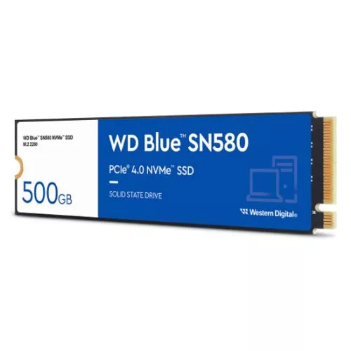 WD 500GB Blue SN580 M.2 NVMe Gen4 SSD