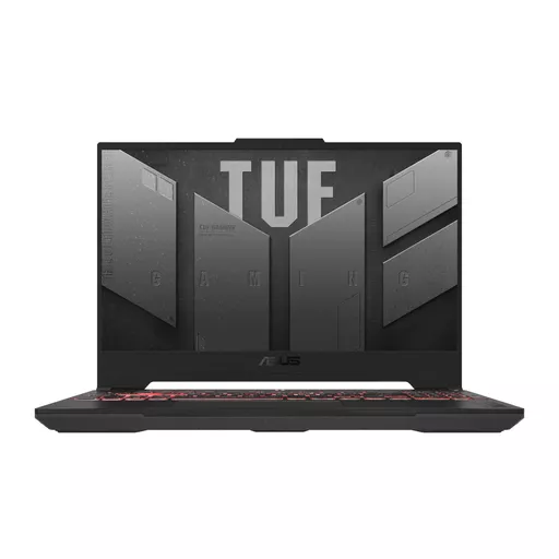 ASUS TUF Gaming A15 FA507NU-LP103W AMD Ryzen™ 5 7535HS Laptop 39.6 cm (15.6") Full HD 8 GB DDR5-SDRAM 512 GB SSD NVIDIA GeForce RTX 4050 Wi-Fi 6 (802.11ax) Windows 11 Home Black, Grey