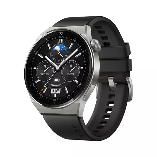 Huawei WATCH GT 3 Pro 3.63 cm (1.43") AMOLED 46 mm Digital 466 x 466 pixels Touchscreen 4G Titanium GPS (satellite)