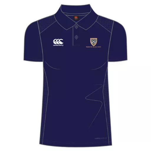 ReadingBlueCoatStaff_WomensClubPolo_Navy_Front.png