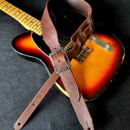 GS78 brown lava Pinegrove guitar strap 161757.jpg