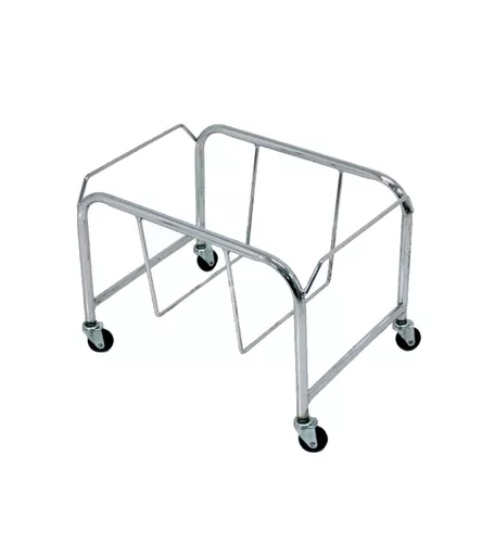 Chrome Shopping Basket Stacker