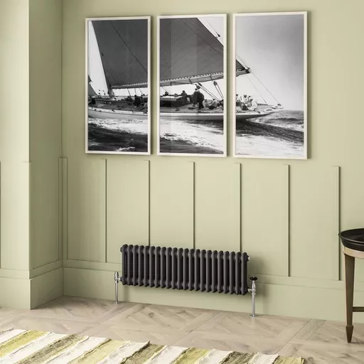 Imperia 2 Column Radiator 300 x 1010mm Matt Anthracite