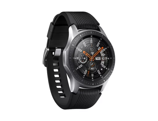 Samsung Galaxy Watch 3.3 cm (1.3") Super AMOLED 46 mm 4G Black, Silver GPS (satellite)