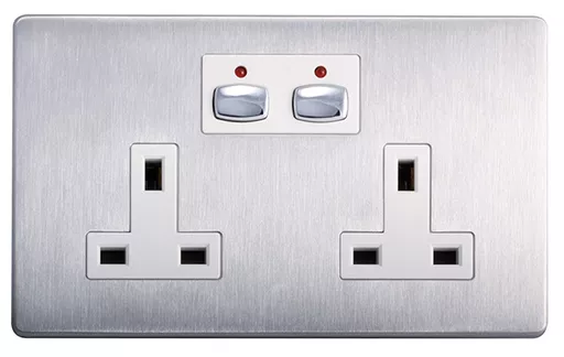 EnerGenie MIHO023 socket-outlet Stainless steel