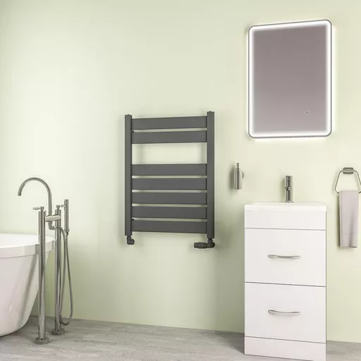Santero 800 x 600mm Towel Rail Matt Anthracite