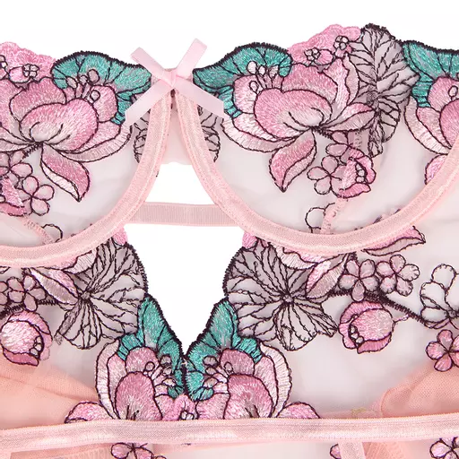sexy floral lace basque suspenders ladies lingerie size 8 10 12 14 16 18 20 22 XL XXL XXXL plus thong underwear