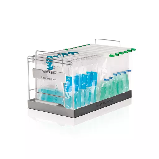 BagRack 400 Slide for 10 x 400ml Bags S/Steel, Each