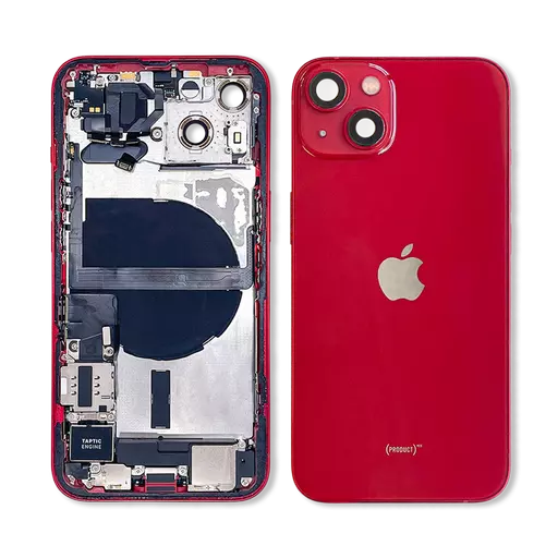 Back Housing With Internal Parts (RECLAIMED) (Grade B) (Red) (No CE Mark) - For iPhone 13