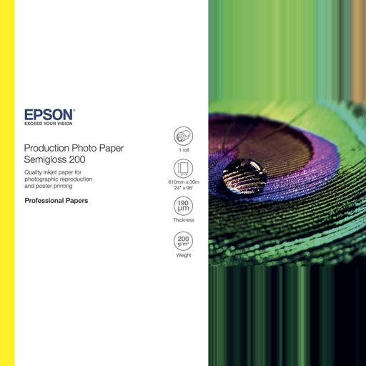 Epson Production Photo Paper Semigloss 200 24" x 30m