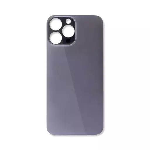 Back Glass (Big Hole) (No Logo) (Graphite) (CERTIFIED) - For iPhone 12 Pro Max