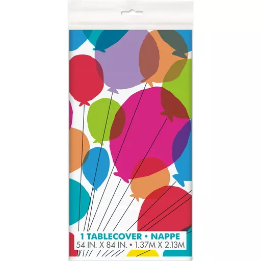 Balloons & Rainbow Tablecover