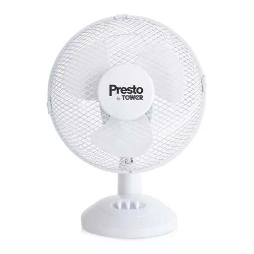 Presto 9 Inch Desk Fan White