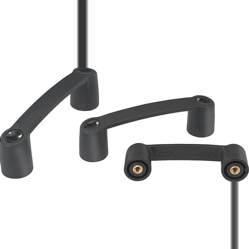 K0189 - Stirrup Handles In Thermoplastic Length 119-213mm