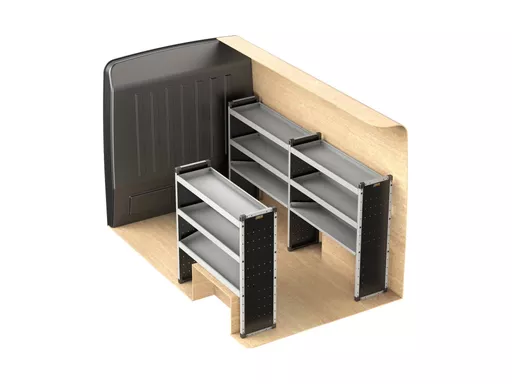 Full Trade Van Racking Kit Citroen Relay 2006 on MWB Medium Roof.