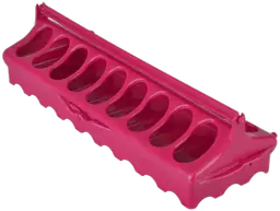 Supa Plastic 30cm Chick Feeding Trough Maroon b.png