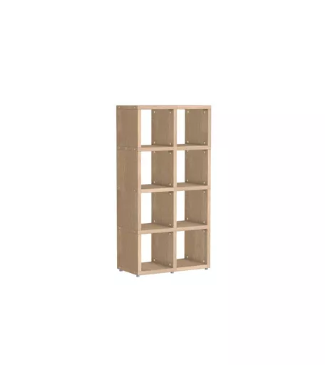 Oak Storage Cube Shelving 4 x 2
