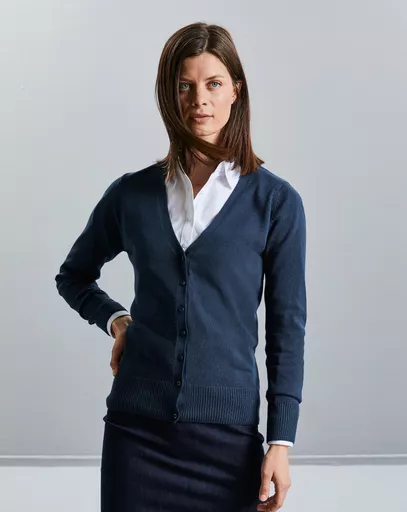 Ladies'  V-Neck Knitted Cardigan