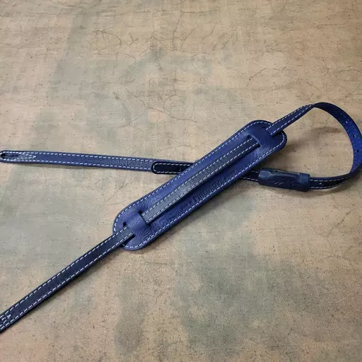 SOLD! GS24 Dark Blue Vintage Guitar Strap - second