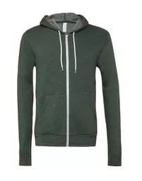Canvas Unisex Sponge Fleece Full-Zip Hoodie