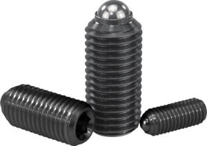 K0315 - Spring Plungers With Hexagon Socket And Ball In Steel