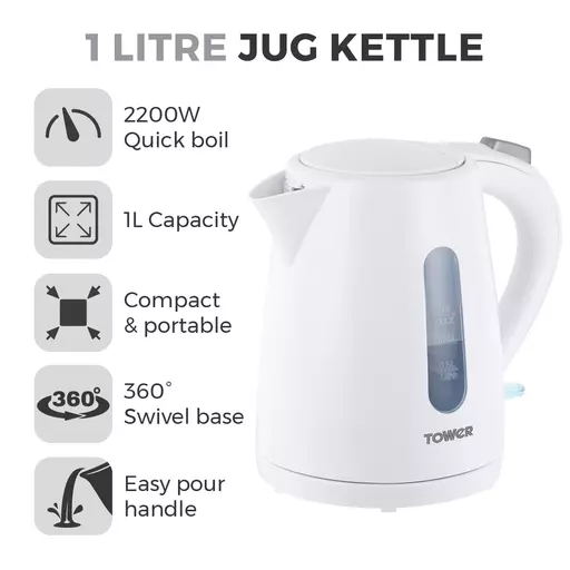 1l kettle best sale