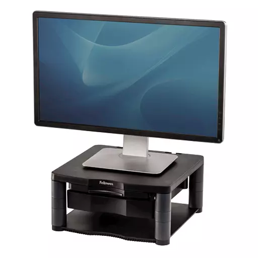 Fellowes Premium Monitor Riser Plus Graphite