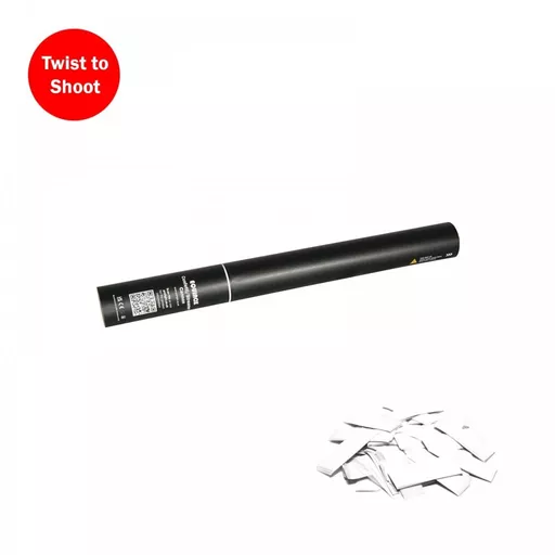 Equinox 50cm Handheld Confetti Cannon - White